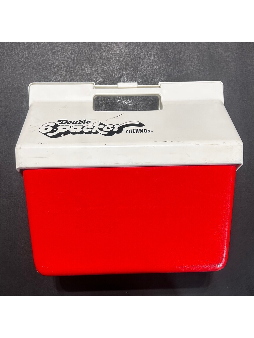 Vintage Thermos Double 6-Packer Cooler Model 7714 12 Qt Made in USA